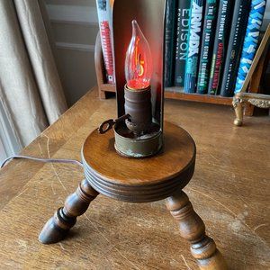 Vintage Assemblage Table Lantern
